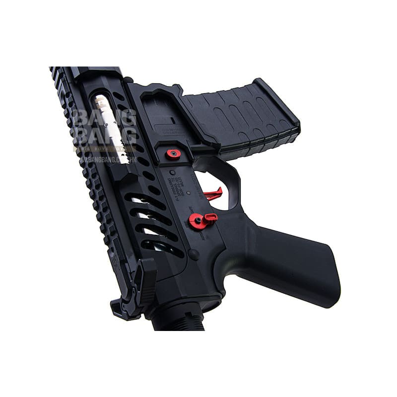 EMG F - 1 Licensed 15 3G Skeletonized Complete Rifle (Black / Red Switch / RS - 2 Stock) (by APS) - Bang Bang Airsoft