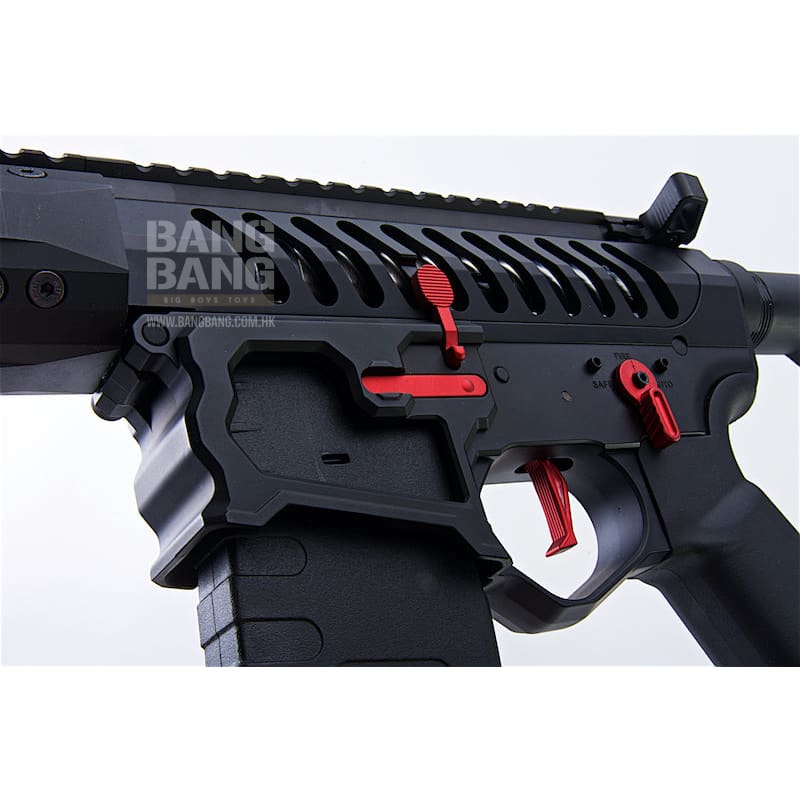 EMG F - 1 Licensed 15 3G Skeletonized Complete Rifle (Black / Red Switch / RS - 2 Stock) (by APS) - Bang Bang Airsoft