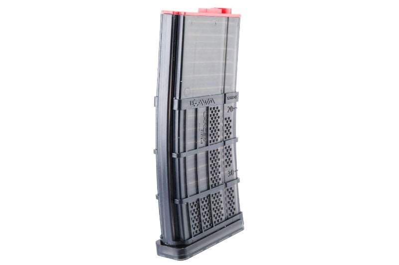 EMG Lancer Systems L5 AWM AEG Magazine for M4 / M16 AEG Airsoft Rifle (250 rounds, Black) by King Arms - Bang Bang Airsoft