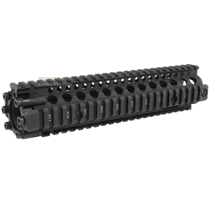 EMG Licensed CNC Aluminum Daniel Defense 9.5 inch M4A1 RIS II Airsoft Handguard - Black - Bang Bang Airsoft