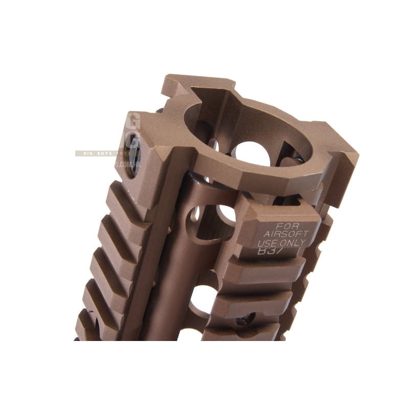 EMG Licensed CNC Aluminum Daniel Defense 9.5 inch M4A1 RIS II Airsoft Handguard - DE - Bang Bang Airsoft