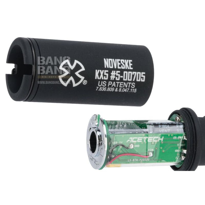 EMG Noveske KX5 Flash Hider w/ Built - In Acetech Lighter S Ultra Compact Rechargeable Tracer (Socom Gear Licensed) (by Dytac) - Bang Bang Airsoft