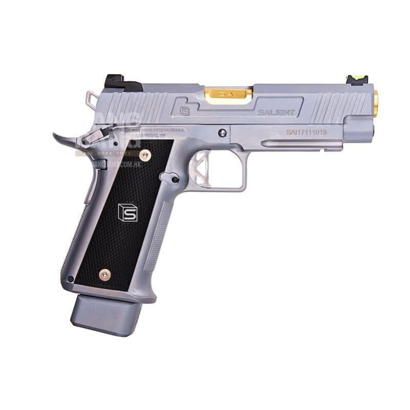 EMG SAI 4.3 Gas Blowback Pistols - Silver (by AW Custom) - ONE DAY FLASH SALE - Bang Bang Airsoft