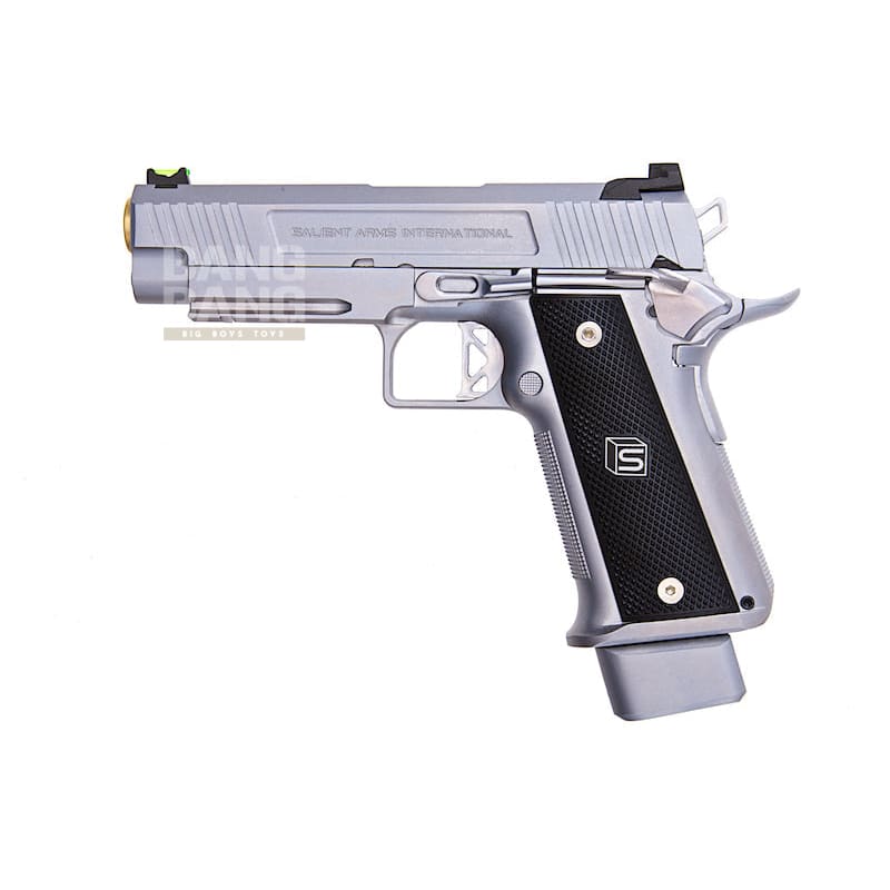 EMG SAI 4.3 Gas Blowback Pistols - Silver (by AW Custom) - ONE DAY FLASH SALE - Bang Bang Airsoft