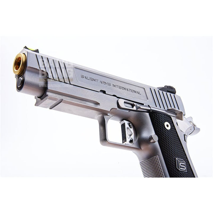EMG SAI 4.3 Gas Blowback Pistols - Silver (by AW Custom) - ONE DAY FLASH SALE - Bang Bang Airsoft