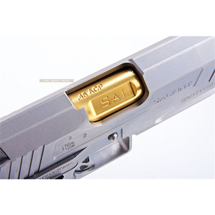 EMG SAI 4.3 Gas Blowback Pistols - Silver (by AW Custom) - ONE DAY FLASH SALE - Bang Bang Airsoft