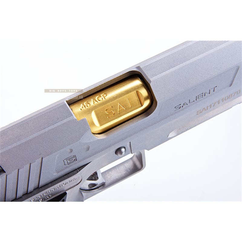 EMG SAI 5.1 Gas Blowback Pistols - Silver - Bang Bang Airsoft