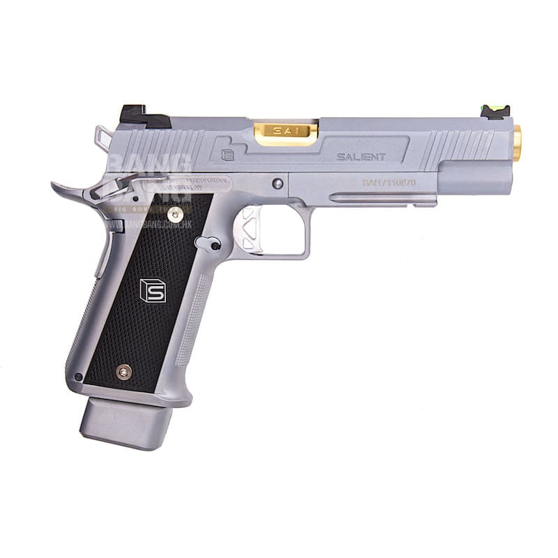 EMG SAI 5.1 Gas Blowback Pistols - Silver - Bang Bang Airsoft