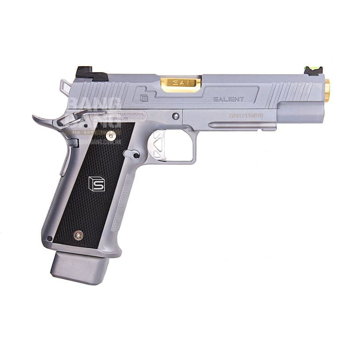 EMG SAI 5.1 Gas Blowback Pistols - Silver - Bang Bang Airsoft