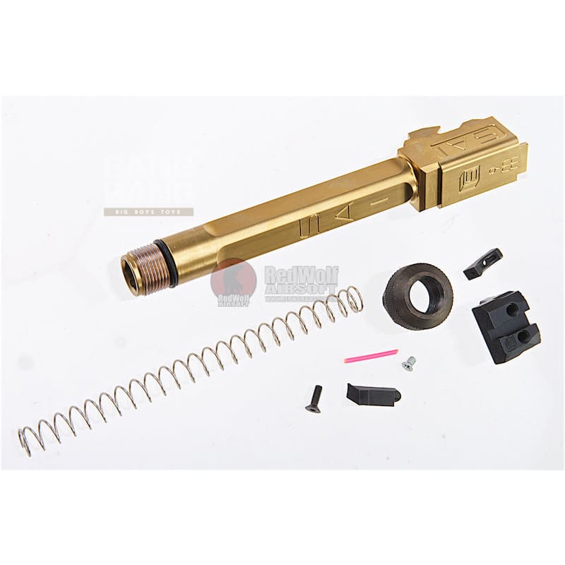 EMG SAI Steel Blu Slide Kit (by G&P) - Gold Barrel - Bang Bang Airsoft