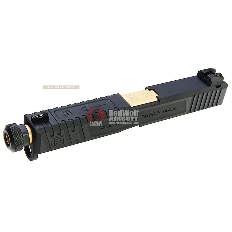 EMG SAI Tier One Slide Kit (by G&P) - Gold Barrel for Umarex G17 GBB Pistol - Bang Bang Airsoft