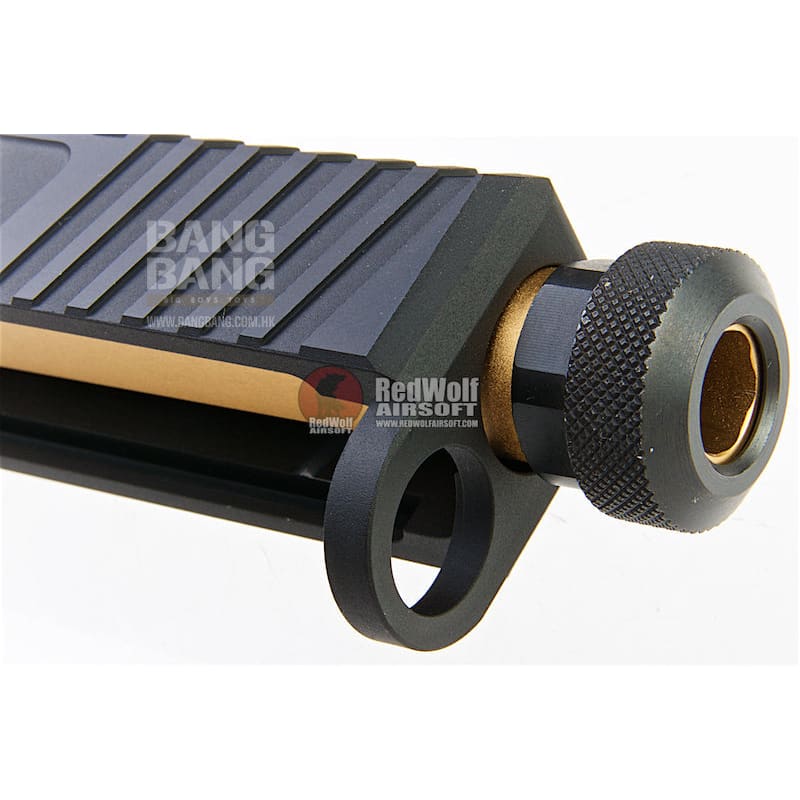 EMG SAI Tier One Slide Kit (by G&P) - Gold Barrel for Umarex G17 GBB Pistol - Bang Bang Airsoft