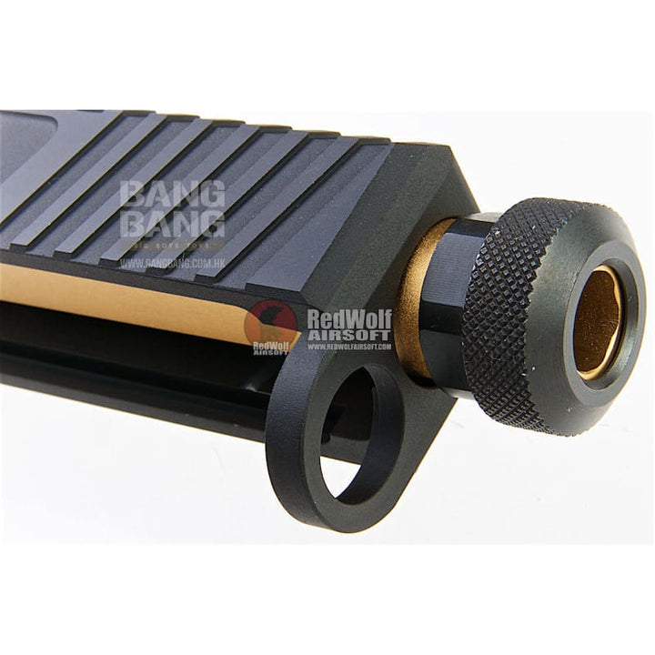 EMG SAI Tier One Slide Kit (by G&P) - Gold Barrel for Umarex G17 GBB Pistol - Bang Bang Airsoft