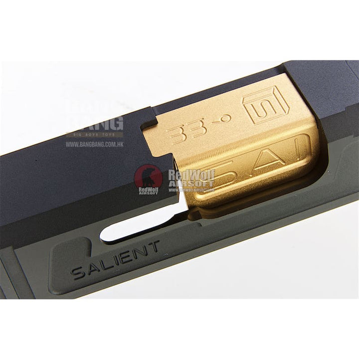 EMG SAI Tier One Slide Kit (by G&P) - Gold Barrel for Umarex G17 GBB Pistol - Bang Bang Airsoft