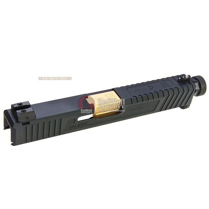 EMG SAI Tier One Slide Kit (by G&P) - Gold Barrel for Umarex G17 GBB Pistol - Bang Bang Airsoft