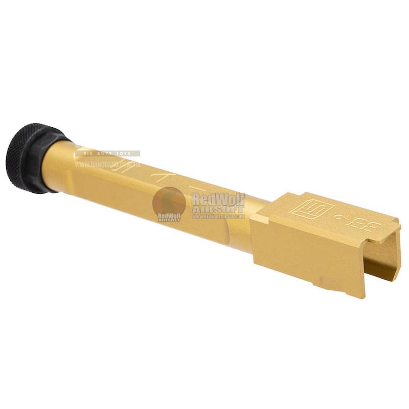 EMG SAI Utility Slide Kit (by G&P) - Gold Barrel for Tokyo Marui G17 GBB Pistol - Bang Bang Airsoft
