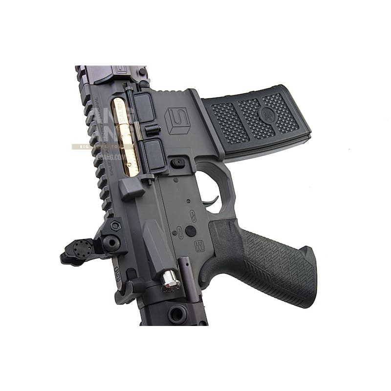 EMG Salient Arms Licensed GRY AR15 (M4) CQB AEG with PDW Stock - Gray (by G&P) - Bang Bang Airsoft
