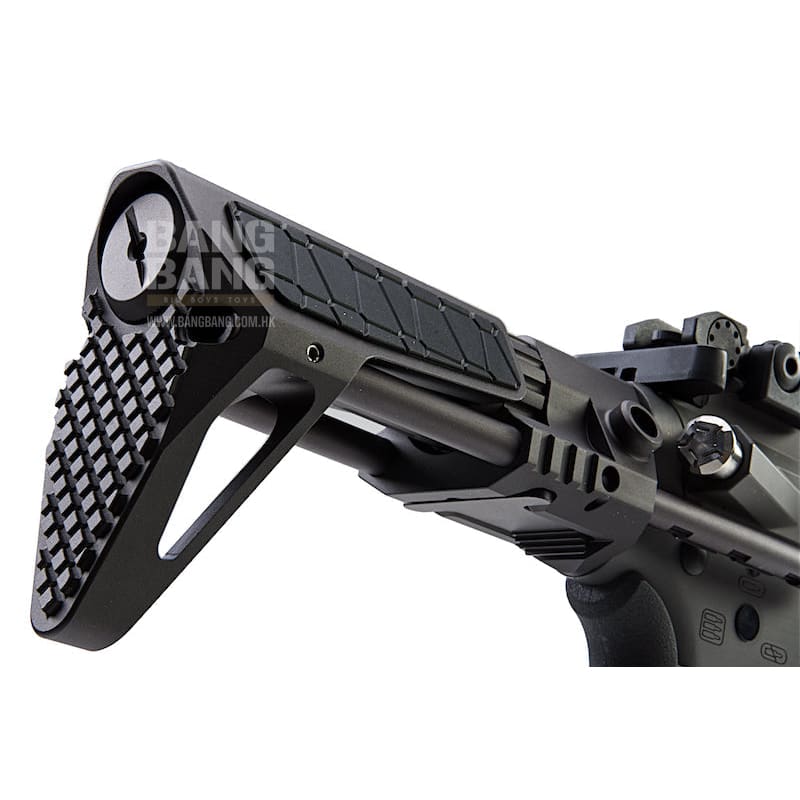 EMG Salient Arms Licensed GRY AR15 (M4) CQB AEG with PDW Stock - Gray (by G&P) - Bang Bang Airsoft