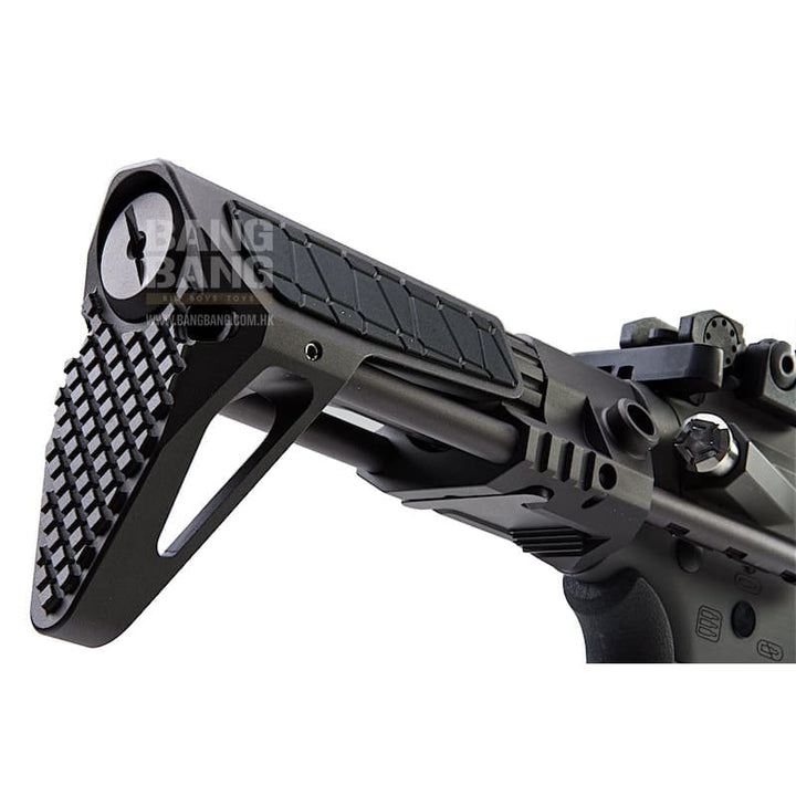 EMG Salient Arms Licensed GRY AR15 (M4) CQB AEG with PDW Stock - Gray (by G&P) - Bang Bang Airsoft