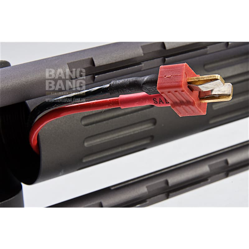 EMG Salient Arms Licensed GRY AR15 (M4) CQB AEG with PDW Stock - Gray (by G&P) - Bang Bang Airsoft
