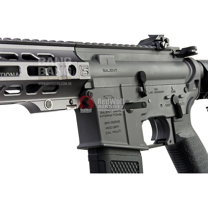 EMG Salient Arms Licensed GRY AR15 (M4) Gen. 2 Carbine AEG with Crane Stock - Gray (by G&P) - Bang Bang Airsoft