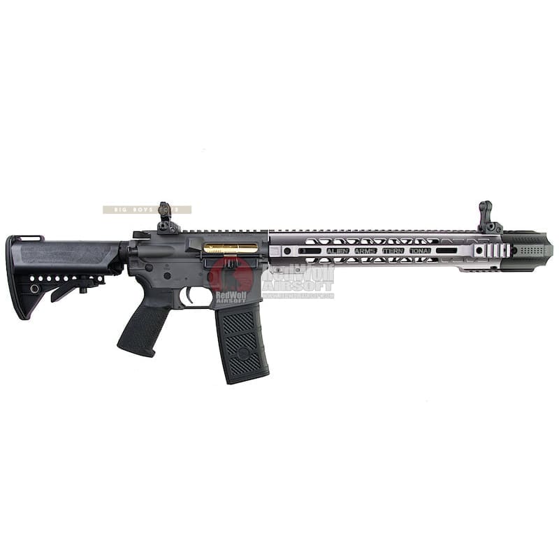 EMG Salient Arms Licensed GRY AR15 (M4) Gen. 2 Carbine AEG with Crane Stock - Gray (by G&P) - Bang Bang Airsoft