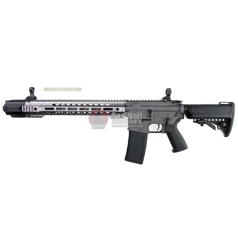 EMG Salient Arms Licensed GRY AR15 (M4) Gen. 2 Carbine AEG with Crane Stock - Gray (by G&P) - Bang Bang Airsoft