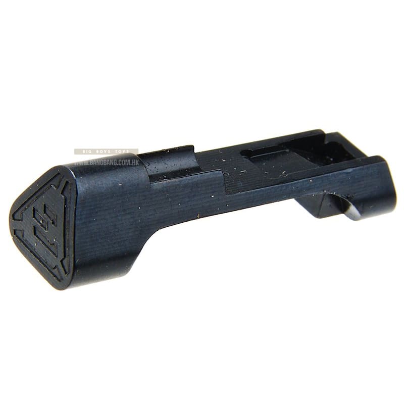 EMG SI Magazine Release for SIG Sauer M17 GBB Pistol (CNC Steel, Black, by G&P) - Bang Bang Airsoft