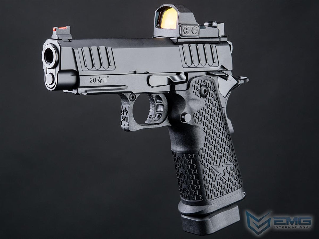 EMG Staccato Licensed C2 Compact 2011 Gas Blowback Airsoft Pistol (VIP Grip CNC Ver.) - Bang Bang Airsoft