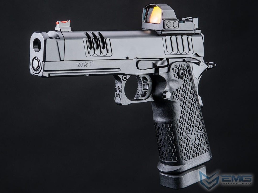EMG Staccato Licensed XC 2011 Gas Blowback Airsoft Pistol (VIP Grip CNC Ver.) - Bang Bang Airsoft