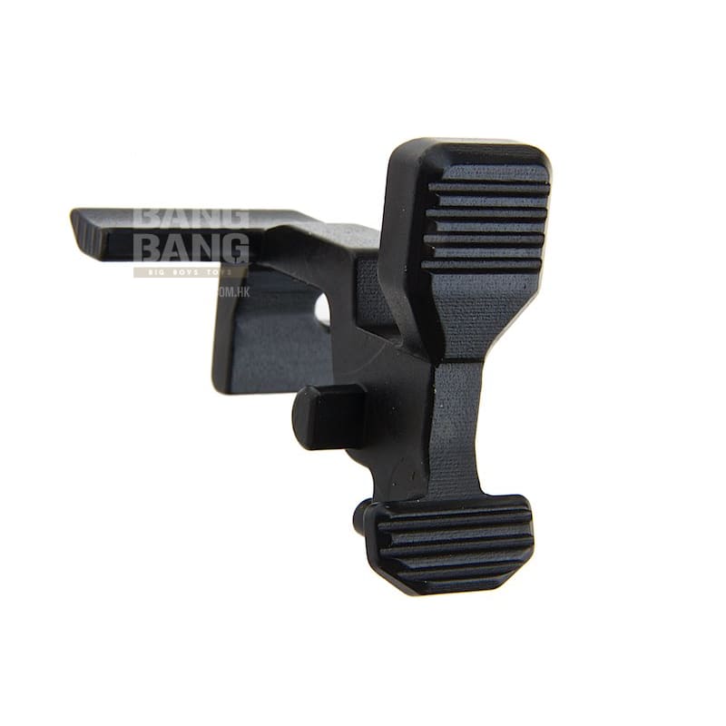 EMG Strike Enhanced Bolt Catch For Tokyo Marui M4A1 MWS GBBR - BK (By G&P) - Bang Bang Airsoft