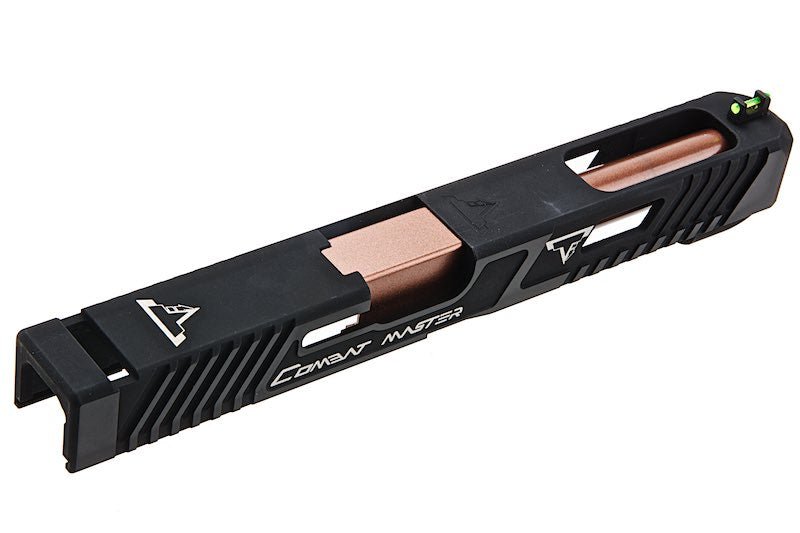 EMG TTI Combat Master G34 Slide Kit for VFC Glock 17 Gen 5 GBB Airsoft Pistol - BK - Bang Bang Airsoft