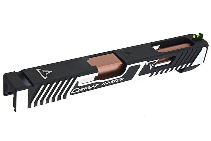 EMG TTI Combat Master G34 Slide Kit for VFC Glock17 Gen 4 GBB Airsoft Pistol - BK/SV - Bang Bang Airsoft