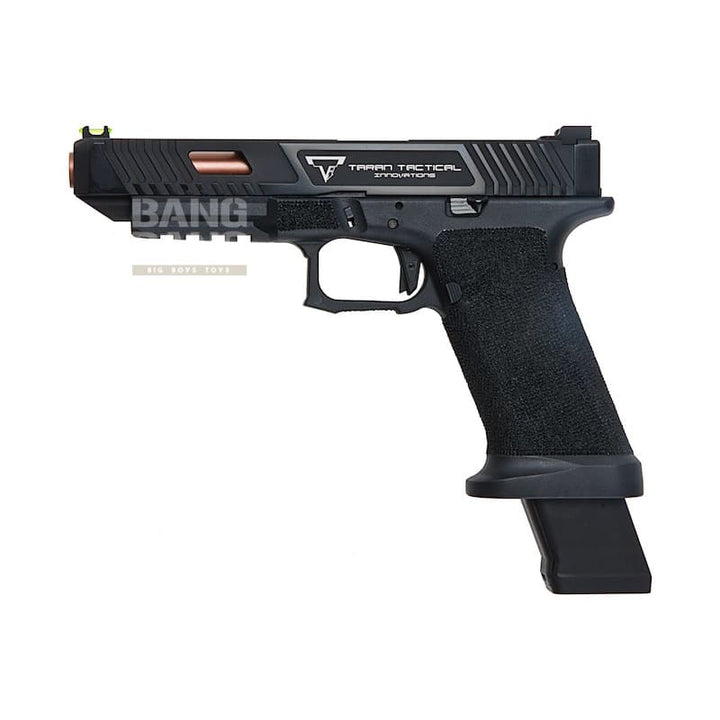 EMG TTI Combat Master G34 Slide w/ OMEGA Frame Gas Airsoft Pistol (by APS Custom) - Black - Bang Bang Airsoft