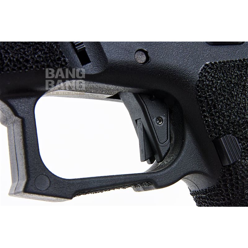 EMG TTI Combat Master G34 Slide w/ OMEGA Frame Gas Airsoft Pistol (by APS Custom) - Black - Bang Bang Airsoft