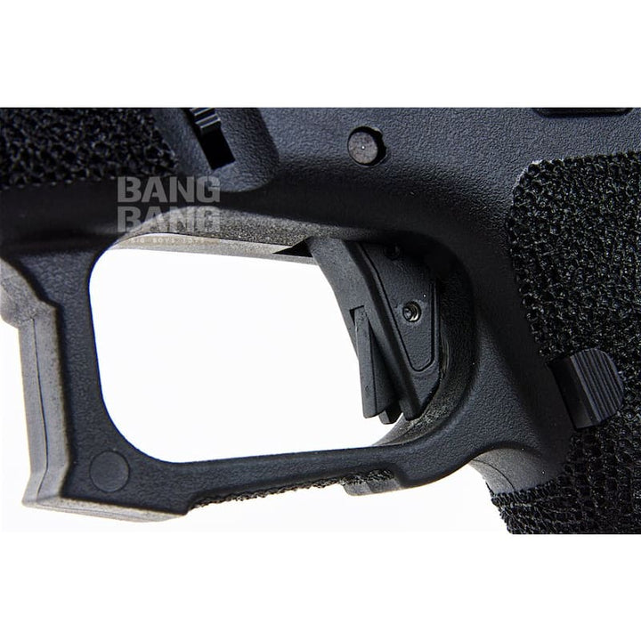 EMG TTI Combat Master G34 Slide w/ OMEGA Frame Gas Airsoft Pistol (by APS Custom) - Black - Bang Bang Airsoft
