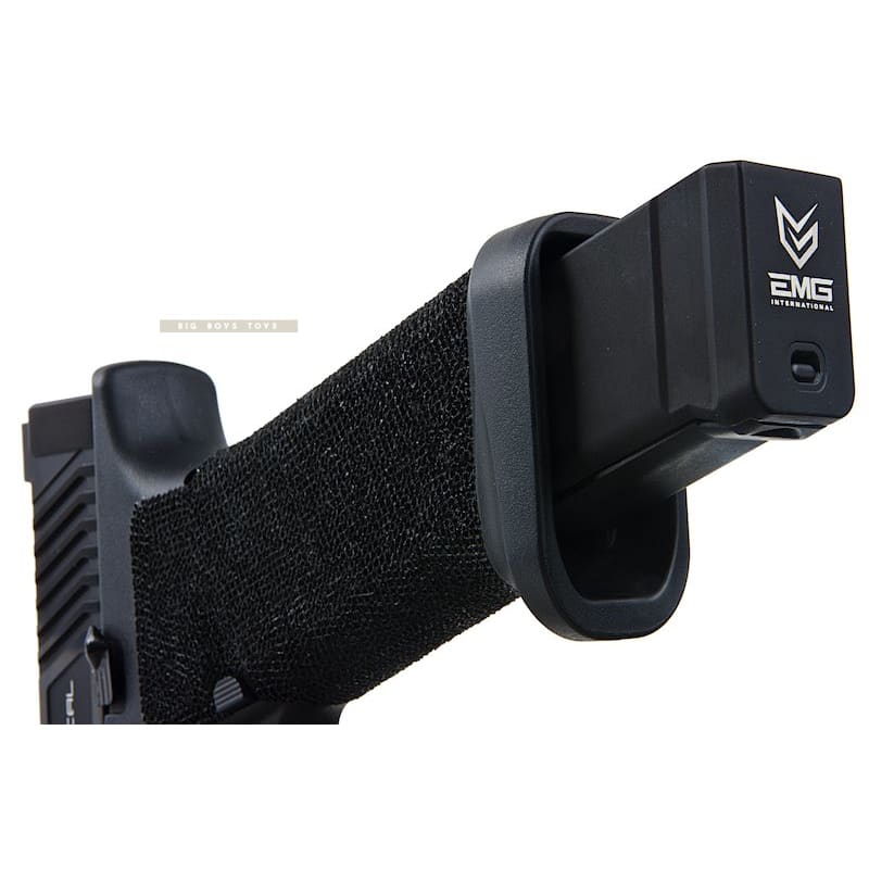 EMG TTI Combat Master G34 Slide w/ OMEGA Frame Gas Airsoft Pistol (by APS Custom) - Black - Bang Bang Airsoft