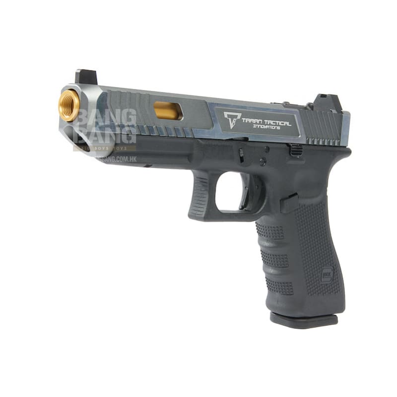 EMG TTI G34 Gen 4 GBB Pistol (G&P Custom) - Two Tone Slide with RMR Cut (VFC Platform) - Gray - Bang Bang Airsoft