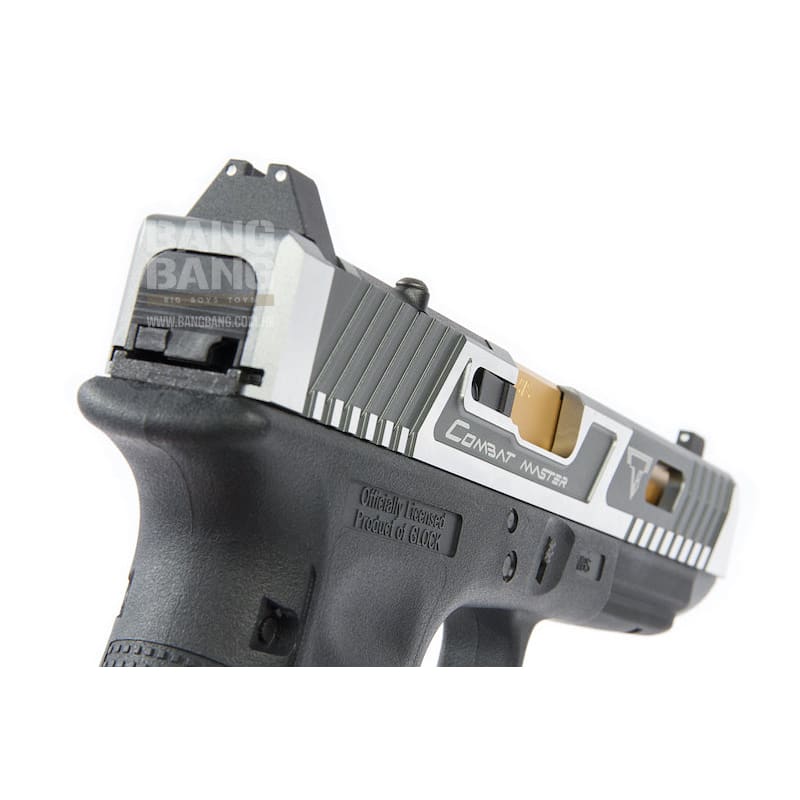 EMG TTI G34 Gen 4 GBB Pistol (G&P Custom) - Two Tone Slide with RMR Cut (VFC Platform) - Gray - Bang Bang Airsoft
