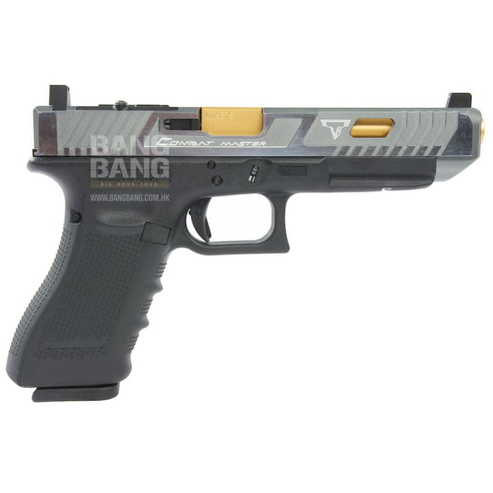 EMG TTI G34 Gen 4 GBB Pistol (G&P Custom) - Two Tone Slide with RMR Cut (VFC Platform) - Gray - Bang Bang Airsoft