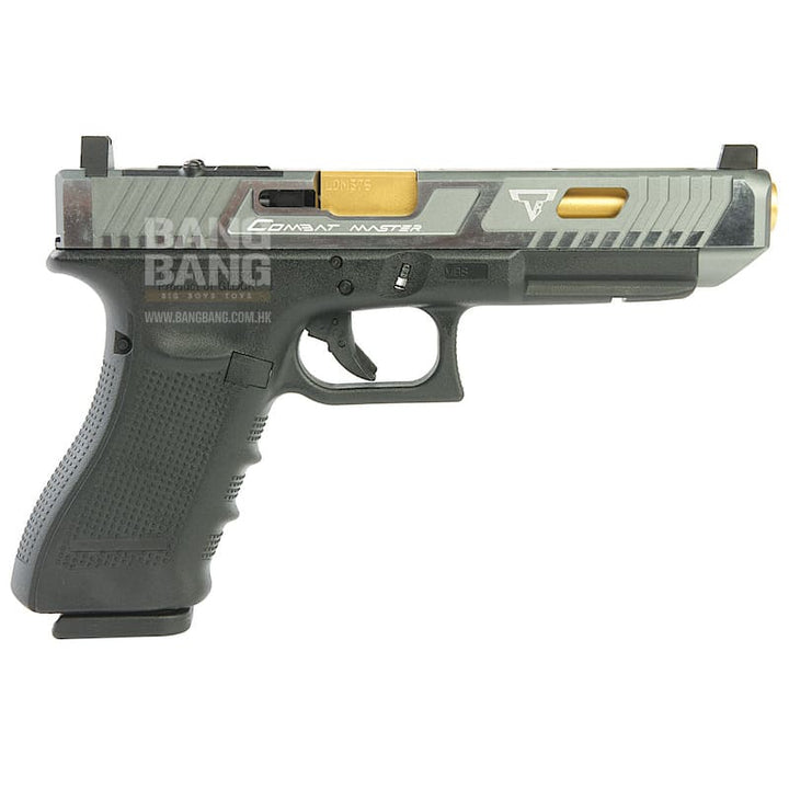 EMG TTI G34 Gen 4 GBB Pistol (G&P Custom) - Two Tone Slide with RMR Cut (VFC Platform) - Bang Bang Airsoft