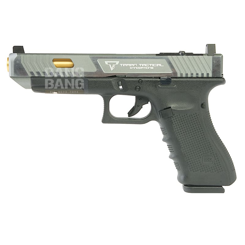 EMG TTI G34 Gen 4 GBB Pistol (G&P Custom) - Two Tone Slide with RMR Cut (VFC Platform) - Bang Bang Airsoft