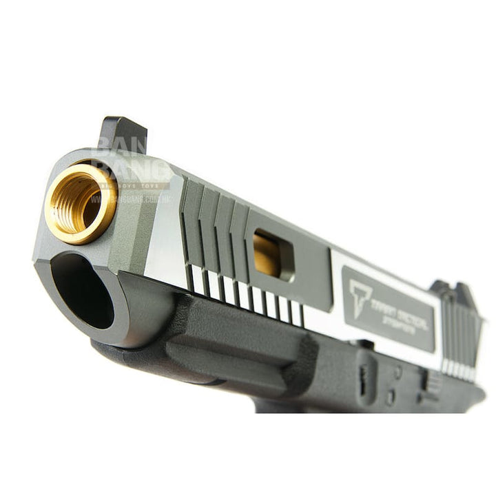 EMG TTI G34 Gen 4 GBB Pistol (G&P Custom) - Two Tone Slide with RMR Cut (VFC Platform) - Bang Bang Airsoft