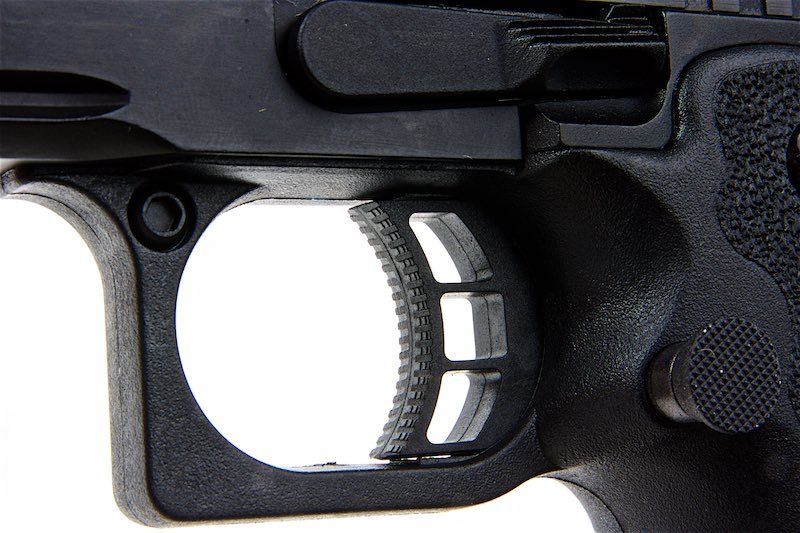 EMG TTI John Wick 4 PIT VIPER GBB Airsoft Pistol - Blackout, Semi Auto ver. - (by AW Custom) - Bang Bang Airsoft