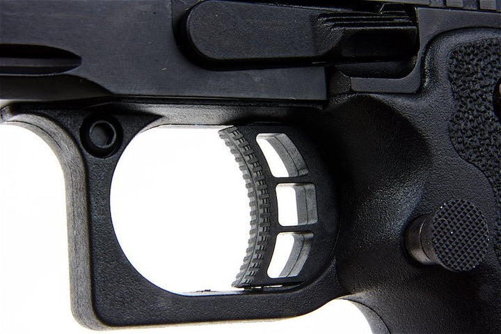 EMG TTI John Wick 4 PIT VIPER GBB Airsoft Pistol - Blackout, Semi Auto ver. - (by AW Custom) - Bang Bang Airsoft