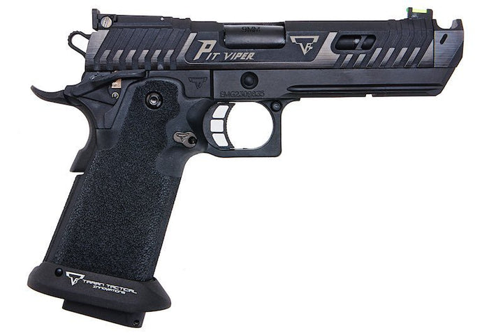 EMG TTI John Wick 4 PIT VIPER GBB Airsoft Pistol - Blackout, Semi / Full Auto ver. - (by AW Custom) - Bang Bang Airsoft