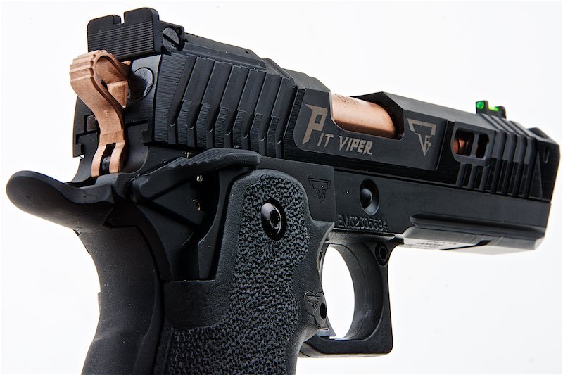 EMG TTI John Wick 4 PIT VIPER GBB Airsoft Pistol - Full Auto ver. (by AW Custom) - Bang Bang Airsoft