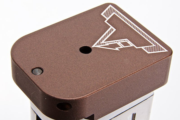 EMG TTI Sand Viper Green Gas Magazine (30 rounds, Silver) (by AW Custom) - Bang Bang Airsoft