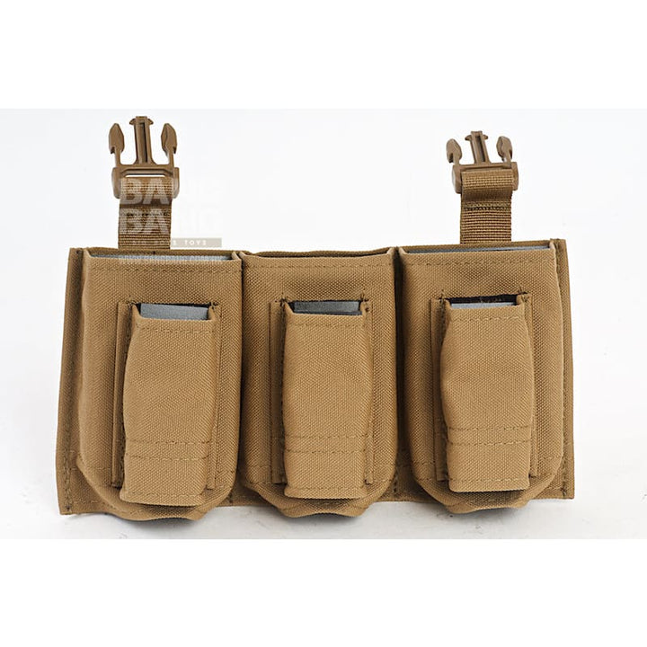 Esstac Daeodon Front Panel 3+3 9mm & 7.62 - Coyote Brown - Bang Bang Airsoft