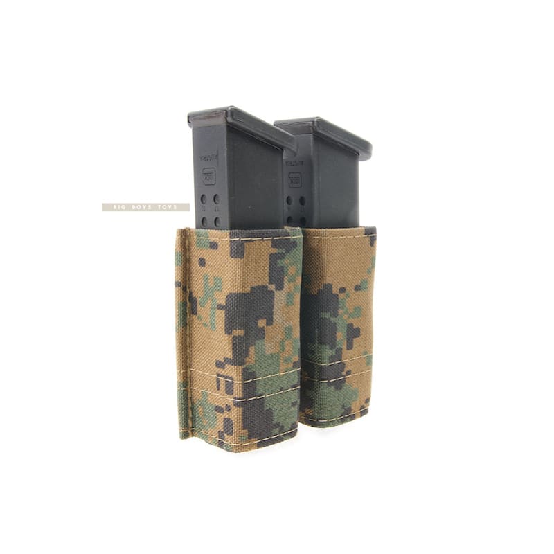 Esstac Double Pistol GAP KWYI Pouch - Woodland Marshall - Bang Bang Airsoft